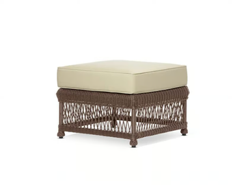 WATER - Square resin garden footstool by Walters - view 2