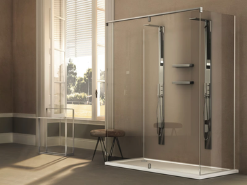 DEEP A2.28 - Wall-mounted chromed brass soap dish by Waterevolution - view 3