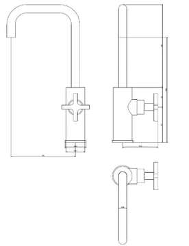MIX&MATCH TMI.C.1M.H - Chromed brass washbasin tap by Waterevolution - view 3