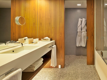 DEEP A2.11 - Chromed brass towel rack by Waterevolution - view 3