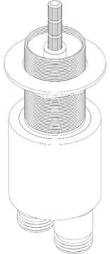 MIX&MATCH TMA.43Q34.B + MBMI.B.1 - Stop valve by Waterevolution - view 3