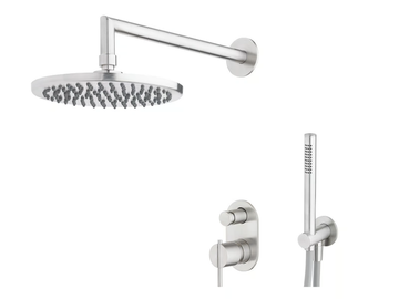 S22 T4.641 - Wall-mounted stainless steel overhead shower by Waterevolution - view 2