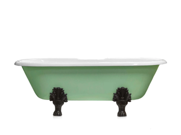 1901 EDWARDIAN - Oval freestanding cast iron bathtub by WatermarkFixtures - view 2