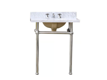 JORDAN - Console sink with integrated washbasin by WatermarkFixtures - view 2