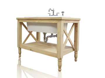CADDO - Floor-standing wooden vanity unit by WatermarkFixtures - view 3