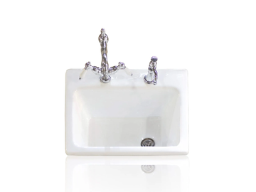 CAMERON - Freestanding cast iron washbasin by WatermarkFixtures - view 3