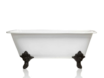 EDWARDIAN CONCORDIA - Freestanding oval cast iron bathtub by WatermarkFixtures - view 2