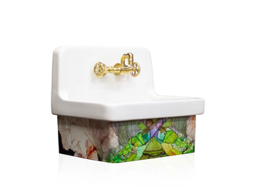 COUPE D'CARRE LIMITED EDITION - Porcelain washbasin by WatermarkFixtures - view 3