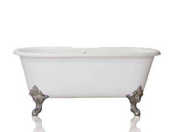 EDWARDIAN PLONGÉ - Freestanding oval cast iron bathtub by WatermarkFixtures - view 3