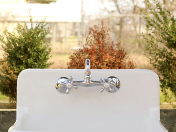 GILFORD - Single cast iron washbasin by WatermarkFixtures - view 3