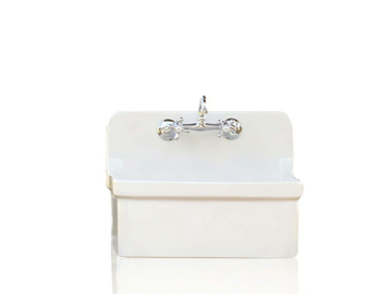 GILFORD - Single cast iron washbasin by WatermarkFixtures - view 2