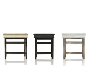 JORDAN - Floor-standing stainless steel vanity unit by WatermarkFixtures - view 2