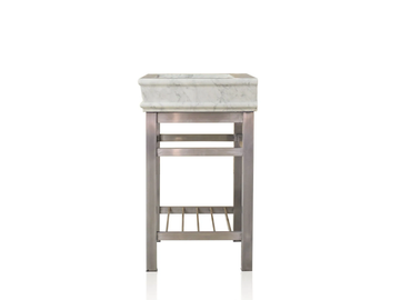 JORDAN - Floor-standing stainless steel vanity unit by WatermarkFixtures - view 3