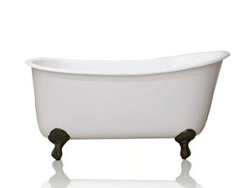 LASALLE - Freestanding oval cast iron bathtub by WatermarkFixtures - view 3