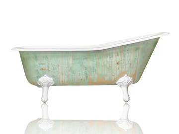 LASALLE - Freestanding oval cast iron bathtub by WatermarkFixtures - view 2