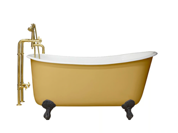LASALLE - Freestanding oval cast iron bathtub by WatermarkFixtures - view 2