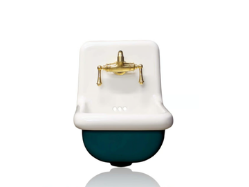 NANO COUPE - Wall-mounted porcelain handrinse basin by WatermarkFixtures - view 2