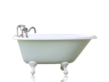 CARROLL - Oval freestanding cast iron bathtub by WatermarkFixtures - view 2