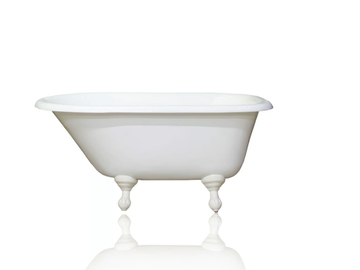 CARROLL - Oval freestanding cast iron bathtub by WatermarkFixtures - view 3