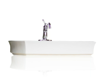 SC-K393 - Countertop single porcelain washbasin by WatermarkFixtures - view 2