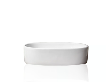 SC8183 - Oval countertop single porcelain washbasin by WatermarkFixtures - view 3