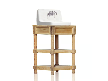 RICHLAND - Single floor-standing vanity unit with integrated washbasin by WatermarkFixtures - view 3