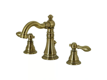 AMERICAN CLASSIC - 3 hole countertop brass washbasin mixer by WatermarkFixtures - view 2
