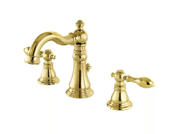 AMERICAN CLASSIC - 3 hole countertop brass washbasin mixer by WatermarkFixtures - view 3