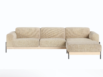 BOWIE - 3 seater sectional sofa with chaise longue by Wewood - view 3