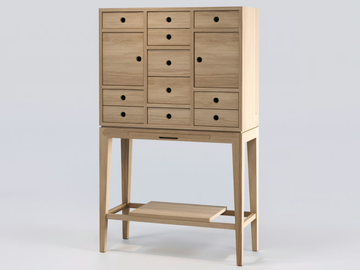 CONTADOR - Solid wood sideboard with drawers by Wewood - view 2