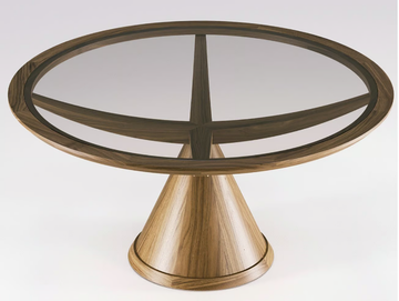 VASCO - Contemporary style round wooden living room table by Wewood - view 2