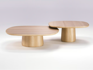 AMOS - Square low wooden coffee table for living room by Wewood - view 2