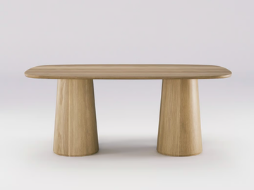 AMOS - Rectangular wooden dining table by Wewood - view 2