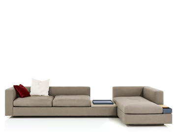 CAMIN REVISITED - Modular fabric sofa with chaise longue by Wittmann - view 3