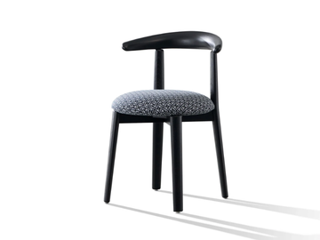 CARINZIA - Ash chair with integrated cushion by Wittmann - view 2