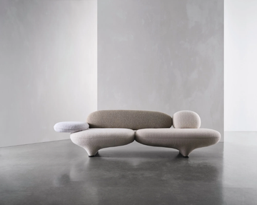 FIGURE - 3 seater fabric sofa by Wittmann - view 3