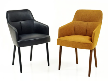 MONO - Fabric chair with armrests by Wittmann - view 3