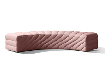 ADAGIO - Upholstered fabric bench by Wittmann - view 2