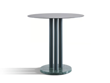 BATON - Round metal table by Wittmann - view 3
