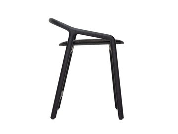 BRIONI - Low solid wood stool by Woak - view 3