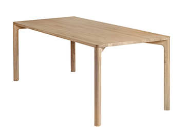 LAVADO - Rectangular solid wood dining table by Woak - view 3