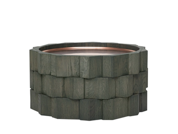 REPETA 10 - Round solid wood coffee table for living room by Woak - view 2
