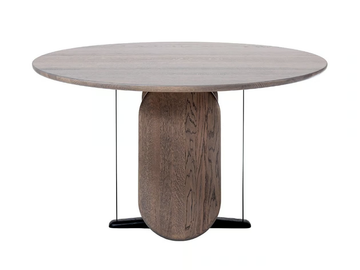 WHERRY - Round wooden dining table by Woak - view 3