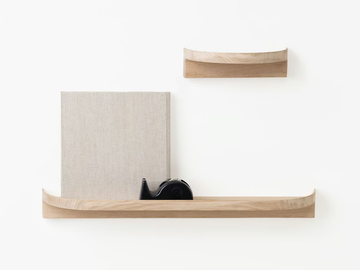 BURLY - Oak wall shelf by Woak - view 2