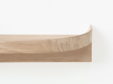 BURLY - Oak wall shelf by Woak - view 3