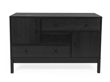 ABBEY WOOD - Wood veneer sideboard with drawers by Woodman - view 3