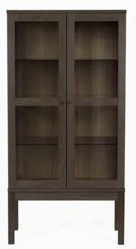 ABBEY WOOD - Wood and glass display cabinet by Woodman - view 3