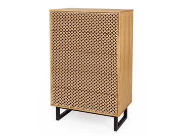 CAMDEN DIAMOND - Wood veneer chest of drawers by Woodman - view 3