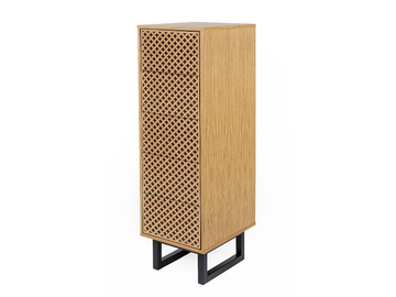 CAMDEN DIAMOND - Wood veneer chest of drawers by Woodman - view 3