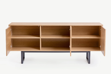 CAMDEN DIAMOND - Wood veneer sideboard with doors by Woodman - view 3